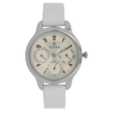 Titan Quartz Multifunction Silver Dial Women’s Watch NJ2481SL03
