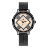 Fastrack Fit Outs Rose Gold Dial Girls Watch NR6210NM01