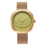 Fastrack Gelato Rose Gold Matcha Green Girls Watch 6330WM01
