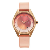 Fastrack Style Up Pink Dial Girls Watch 6215WL01