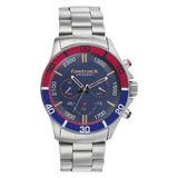 Fastrack Hitlist Chronograph Blue Dial Guys Watch NM3072SM06