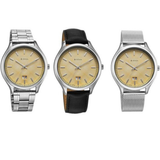 Titan Classique Yellow Dial Men’s Watch NU10033SL05