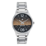 Fastrack Space Rover Brown Dial Guys Watch NP3184SM03