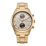 Titan Classique Neo Splash Cream Dial Gold Watch 1805WM02