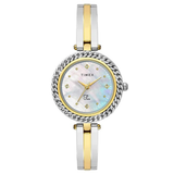 Timex Fria White Round Dial Analog Women’s Watch TWEL24101