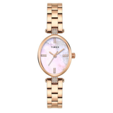 Timex Oval 23mm White Dial Women’s Watch TWEL27200