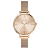 Timex Fashion Women Rose Gold Dial Analog Watch TWEL155SMU02