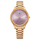 Fastrack Stunners Rose Gold Girls Watch NT6296WM01