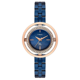 Timex Fria Blue Round Dial Analog Women’s Watch TWEL24302