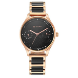 Titan Acetate Black Women’s Watch NU2670WD01