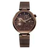 Fastrack Tick Tock Brown Girls Watch 6319QM01