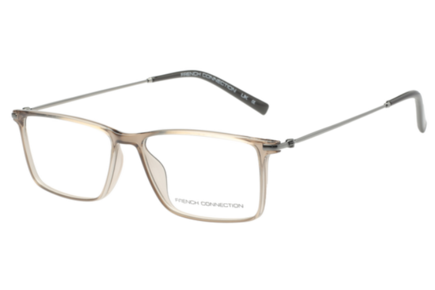 FRENCH CONNECTION vision ブラウン　チタン　フレーム French Connection Frame FC8305 – woweye