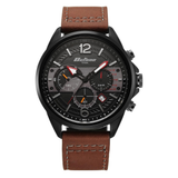 Titan Octane Cred Black Dial Men’s Leather Watch 90238KL03