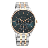 Titan Regalia Opulent LII Green Dial Multifunction Watch 90127KM02