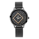 Fastrack Fit Outs Black Dial Girls Watch NS6210NM03