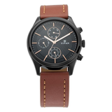 Titan Neo IV Black Dial Men’s Leather Watch 1805NL01