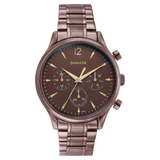 Sonata Brown Dial Two-Tone Strap Men's Watch NU77146QM01