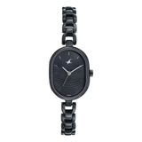 Fastrack Style Up Black Dial Girls Watch NT6258NM01