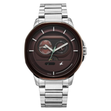 Fastrack Street Opulence Maroon Dial Guys Watch 3303KM05