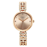 Titan Raga Showstopper Rose Gold Dial Women's Watch NU95262WM01