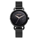Fastrack Animal Print Black Dial Girls Watch NU6221NM02