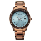 Titan Purple Sports Fashion Brown Women’s Watch 2768QM01