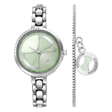 Fastrack Pulse Green Dial Girls Watch NU6311SM01F