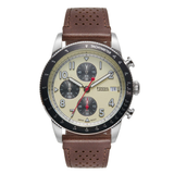 Fossil Sport Tourer Leather Watch for Men FS6042