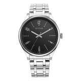 Titan Wrist Wit Black Dial Steel Watch 1802SM10