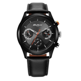 Titan Octane Black Dial Leather Strap Men's Watch 1805KL02
