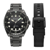 Titan Zero Hour Diver’s 500M Automatic Men’s Watch 10071QM01