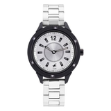Fastrack Varsity Silver Dial Girls Watch NL6176KM16