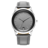 Titan Grey Dial Leather Strap Watch for Men 1806SL13