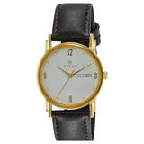 Titan Day-Date Watch for Men NM1445YL04