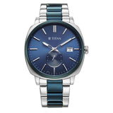 Titan Classique Suave 2.0 Blue Dial Watch 90189KM01