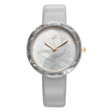 Fastrack Younique Mother of Pearl Girls Watch NU68035KL03