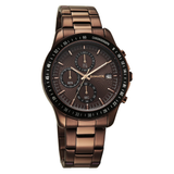 Sonata Brown Dial Brown Strap Men's Watch 77187KM04