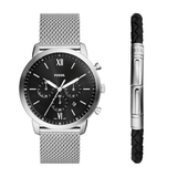 Fossil Neutra Watch & Bracelet Gift Set for Men FS6020SET