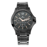 Titan All Black Multifunction Watch for Men NM1698NM01