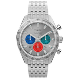 Timex Waterbury Silver Dial Chronograph Men Watch TW2V42400UJ
