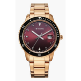 Titan Purple Sports Fashion Rose Gold Women’s Watch 2768KM02