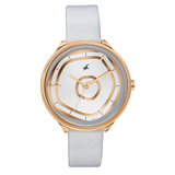 Fastrack Stunners Rose Gold Girls Watch NU6303WL02