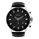Fastrack Big Time Chronograph Black Dial Guys Watch NP3072SL02