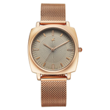 Fastrack Stunners Green Dial Rose Gold Girls Watch 68043WM03