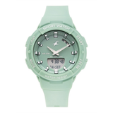 Fastrack StreetStyle Green Dial Girls Watch 68054PP03W
