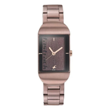Fastrack Go Skate Brown Dial Girls Watch NS6201KM02