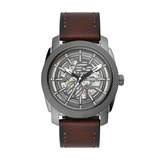 Fossil Machine Automatic Leather Watch for Men ME3254