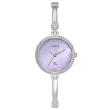 Timex Fria Lavender Round Dial Women Watch TWEL18400
