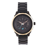 Fastrack All Nighters Black Dial Girls Watch NP6187KM01