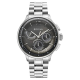 Titan Classique Chronograph Black Dial Steel Watch 90218SM01